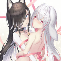 This is a pixiv picture whose title is 「「拾ってください...」」.