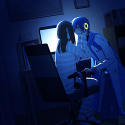 This is a pixiv picture whose title is ふたりの秘密.