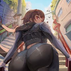 This is a pixiv picture whose title is 【ペルソナ5】新島真 | Makoto.