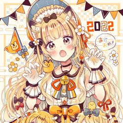 This is a pixiv picture whose title is ２０２２年賀状.