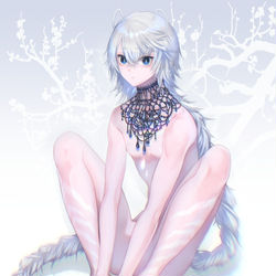 This is a pixiv picture whose title is ホワイトタイガー.