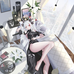 This is a pixiv picture whose title is 欧根的午后时光.