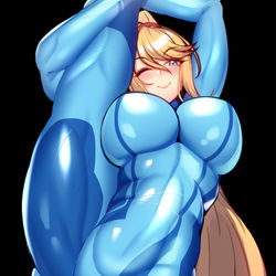 This is a pixiv picture whose title is やわらかサムスさん.