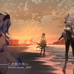 This is a pixiv picture whose title is Welcome to Liyue.