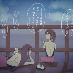 This is a pixiv picture whose title is リンさんと千尋の話.
