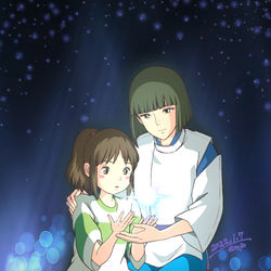 This is a pixiv picture whose title is 輝くものは　いつもここに.