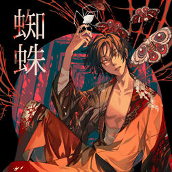 This is a pixiv picture whose title is 蜘蛛.
