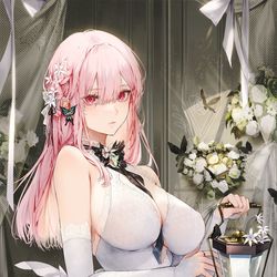 This is a pixiv picture whose title is White flowers.