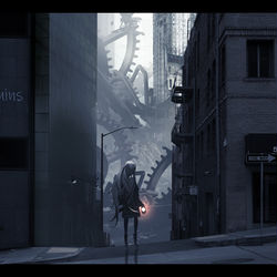 This is a pixiv picture whose title is Time ruins.
