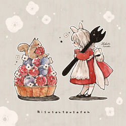 This is a pixiv picture whose title is ベリータルト.