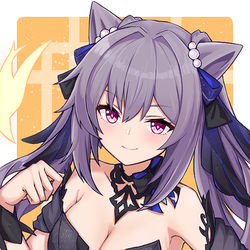 This is a pixiv picture whose title is 刻晴ちゃん.