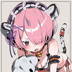 This is a pixiv picture whose title is 寅ム.