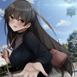 This is a pixiv picture whose title is 「一緒に帰ろ？」.
