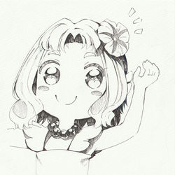 This is a pixiv picture whose title is アナログ練習2.