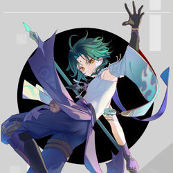 This is a pixiv picture whose title is Xiao.