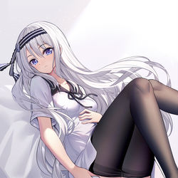 This is a pixiv picture whose title is 白銀圭.