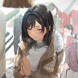 This is a pixiv picture whose title is 「今年も素敵な一年になりますように」.