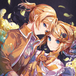This is a pixiv picture whose title is 悪ノ娘・悪ノ召使.