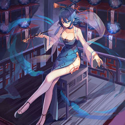 This is a pixiv picture whose title is 霍青娥.