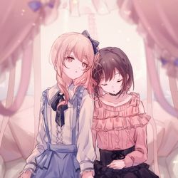 This is a pixiv picture whose title is 覚めない夢.