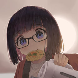 This is a pixiv picture whose title is 年越しそばを作るアラサー.