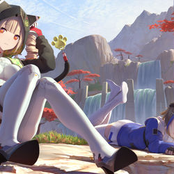 This is a pixiv picture whose title is 幻塔.
