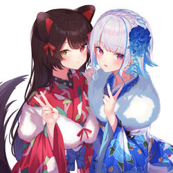 This is a pixiv picture whose title is 着物.