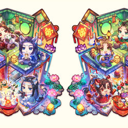 This is a pixiv picture whose title is Tops House ＆ Bottoms House.