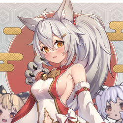 This is a pixiv picture whose title is 🐯🐱.