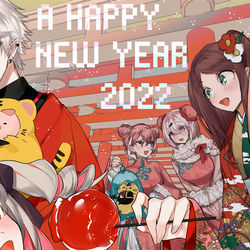 This is a pixiv picture whose title is あけましておめでとうございます.