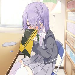 This is a pixiv picture whose title is 不器用な後輩からの好意に気づけるか.