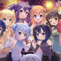 This is a pixiv picture whose title is 全員からのあけおめ！.