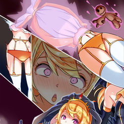 This is a pixiv picture whose title is 黒嫁化　黄翼の花嫁オルディナ.
