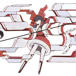 This is a pixiv picture whose title is 霊夢さん。.
