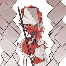 This is a pixiv picture whose title is 霊夢さん。.