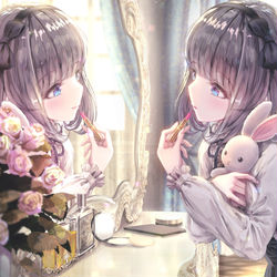 This is a pixiv picture whose title is 私も綺麗に、なれるのかな.