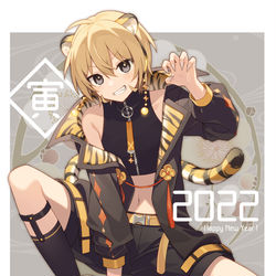 This is a pixiv picture whose title is 🐯.