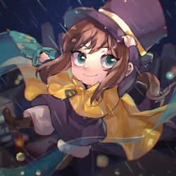 This is a pixiv picture whose title is A Hat in Time.