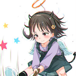 This is a pixiv picture whose title is これは、鏡開きしたい残虐さんと逃げる鏡餅。.