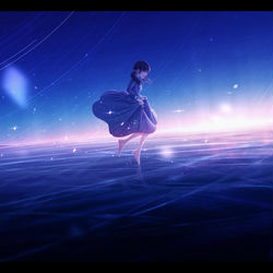 This is a pixiv picture whose title is 氷は砕けない.