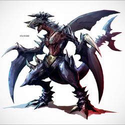 This is a pixiv picture whose title is ガブリアス（アレンジ）.