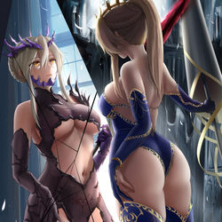 This is a pixiv picture whose title is 鏡よ鏡.