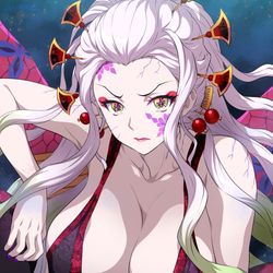 This is a pixiv picture whose title is 堕姫様美しい！！.