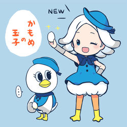 This is a pixiv picture whose title is かもめの玉子.
