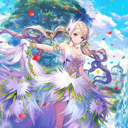 This is a pixiv picture whose title is 【純然の乙女 ベランカ】.