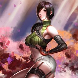 This is a pixiv picture whose title is Yuffie.
