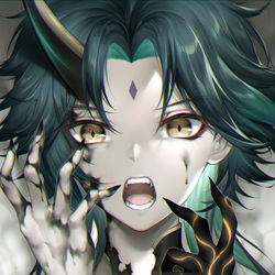 This is a pixiv picture whose title is 夜叉.