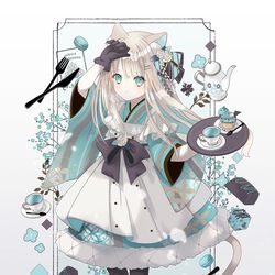 This is a pixiv picture whose title is チョコミント.