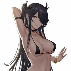 This is a pixiv picture whose title is black gold.