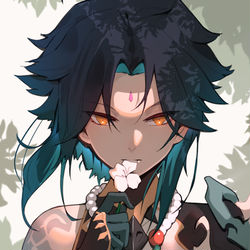 This is a pixiv picture whose title is 魈 头像.